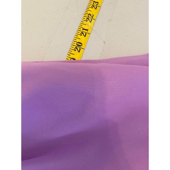 NWT Maxi Dress Elegant Lavender Evening Gown Beaded V-Neck & Empire Waist Small - Picture 8 of 8